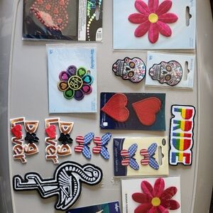 Vibrant Mixed Media Patch Collection